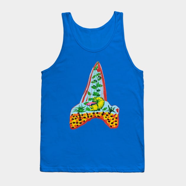 Shark Tooth Terrarium 9 Tank Top by RaLiz